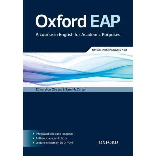 Oxford English for Academic Purposes B2 Student Book & DVD Pack - Hardcover