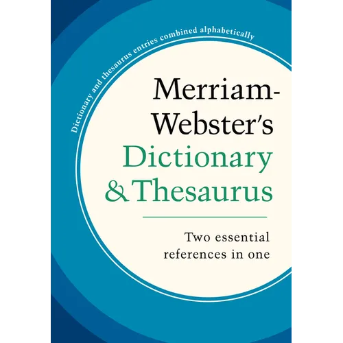 Merriam-Webster's Dictionary & Thesaurus - Paperback
