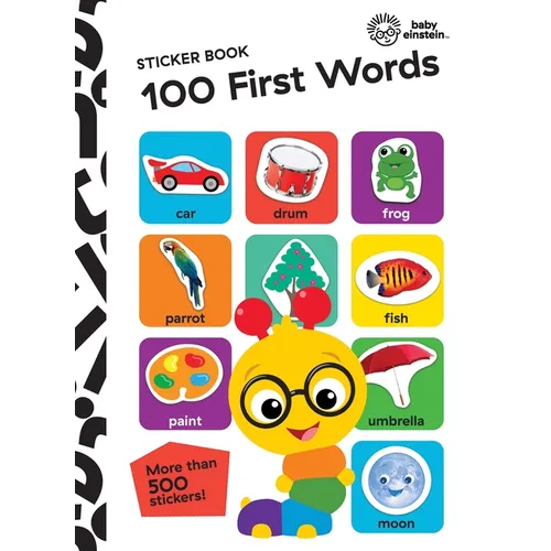 Baby Einstein: 100 First Words Sticker Book - Paperback