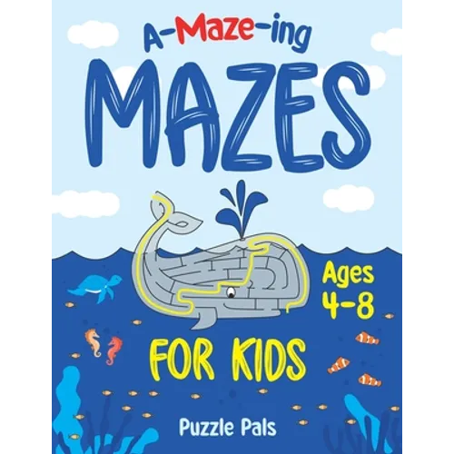 Amazing Maze Book For Kids: Outer Space, Under Water, and Jungle Themes For Kids Ages 4 - 8 - Paperback