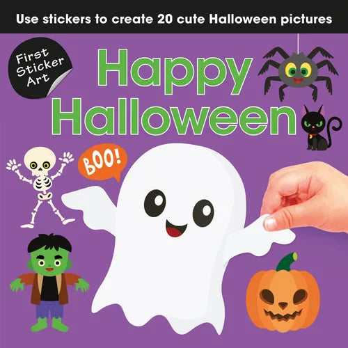 First Sticker Art: Happy Halloween