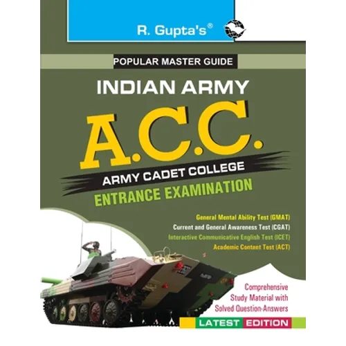 Army Cadet College (ACC) Entrance Exam Guide (Big Size) - Paperback