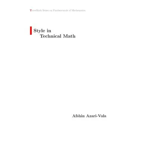 Style in Technical Math - Paperback