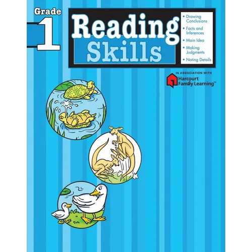 Reading Skills: Grade 1 (Flash Kids Harcourt Family Learning) - Paperback