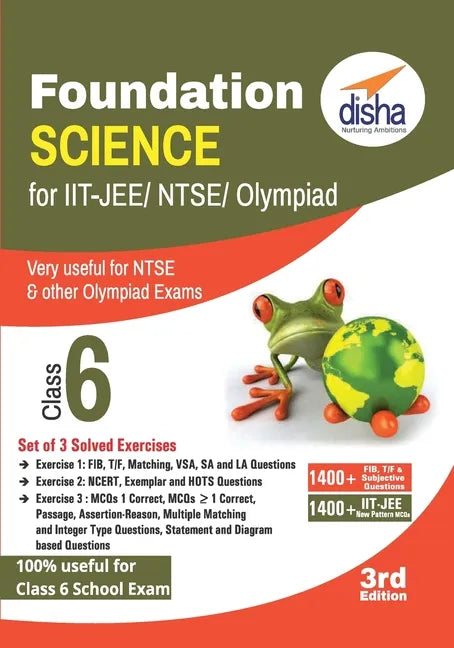 Foundation Science for IIT-JEE/ NEET/ NTSE/ Olympiad Class 6 - 3rd Edition - Paperback