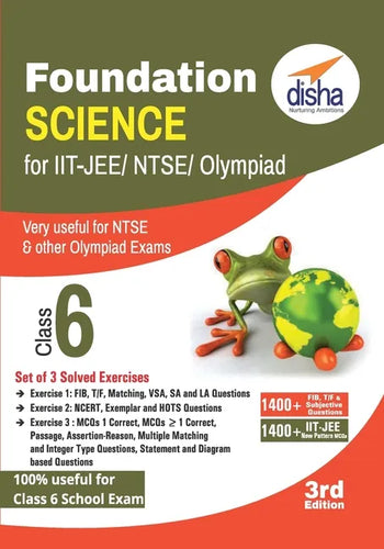 Foundation Science for IIT-JEE/ NEET/ NTSE/ Olympiad Class 6 - 3rd Edition - Paperback