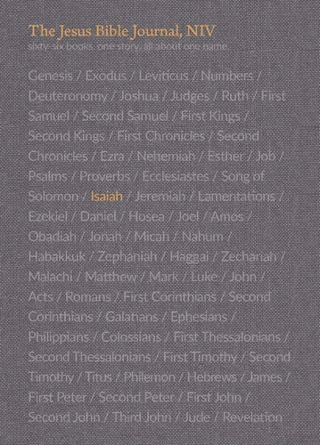 The Jesus Bible Journal, Isaiah, Niv, Paperback, Comfort Print - Paperback