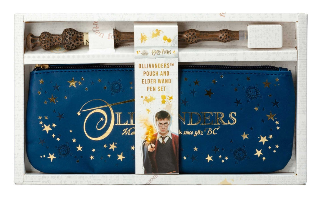 Harry Potter: Ollivanders(tm) Pouch and Elder Wand Pen Set - Paperback