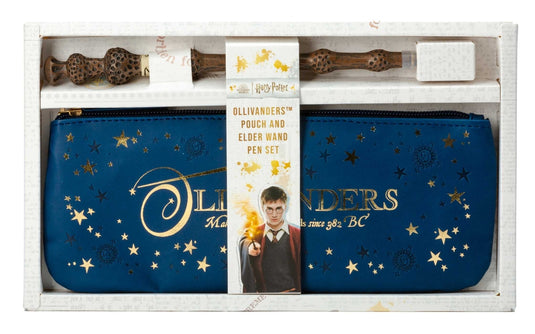 Harry Potter: Ollivanders(tm) Pouch and Elder Wand Pen Set - Paperback