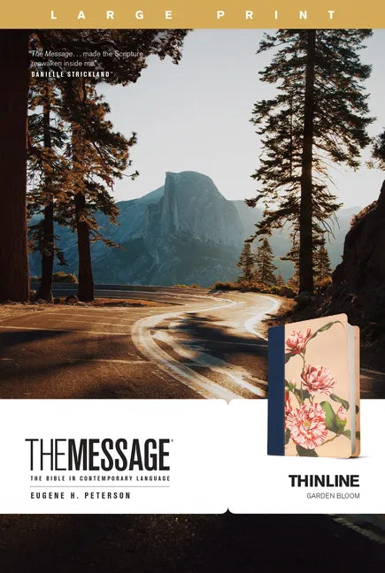The Message Thinline, Large Print (Leather-Look, Garden Bloom) - Imitation Leather