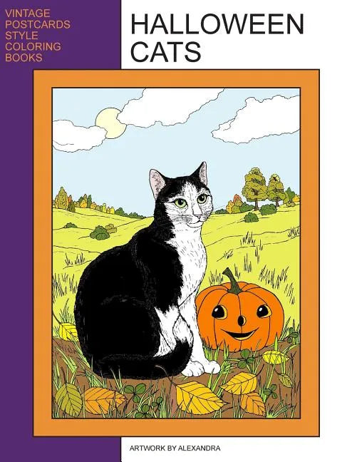 Halloween Cats: Coloring Book - Paperback