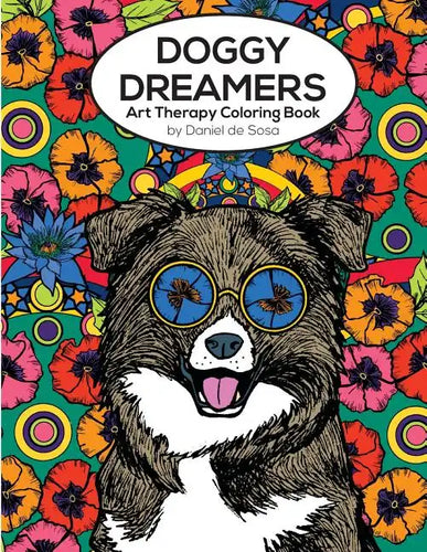 Doggy Dreamers: Art Therapy Coloring Book - Paperback