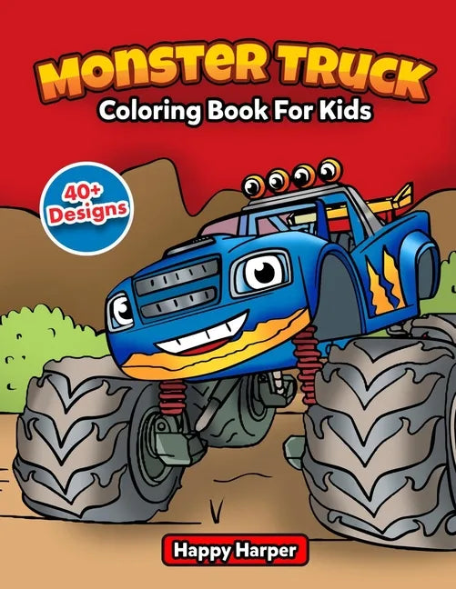 Monster Truck Coloring Book - Paperback