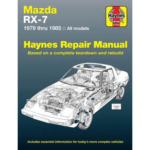 Mazda Rx-7 1979-85 - Paperback