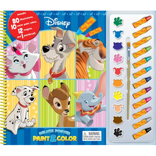 Disney Animal Classics Deluxe Poster Paint & Color - Novelty