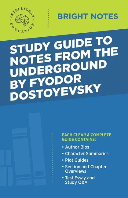 Study Guide to Notes From the Underground by Fyodor Dostoyevsky - Paperback