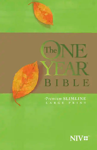 One Year Bible-NIV-Premium Slimline Large Print - Paperback