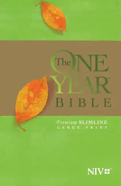 One Year Bible-NIV-Premium Slimline Large Print - Paperback