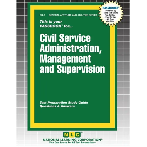 Civil Service Administration, Management & Supervision - Paperback