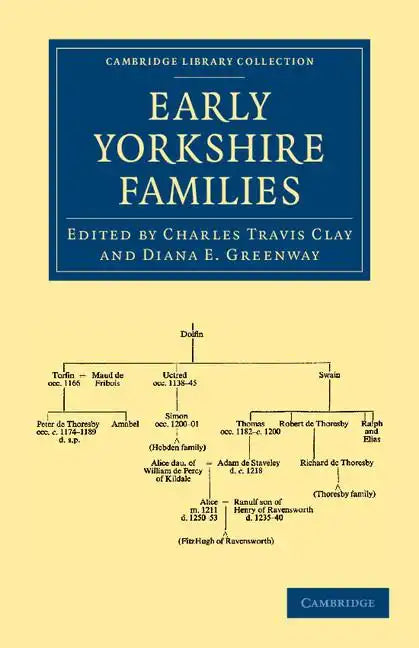 Early Yorkshire Families - Paperback