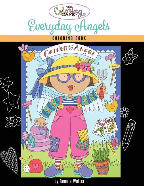 The Coloring Cafe-Everyday Angels - Paperback