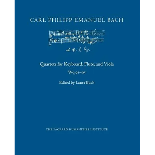 Quartets for Keyboard, Flute, and Viola, Wq 93-95 - Paperback