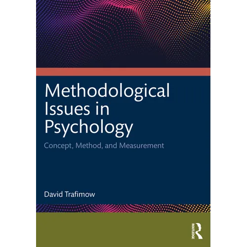 Methodological Issues in Psychology: Concept, Method, and Measurement - Paperback