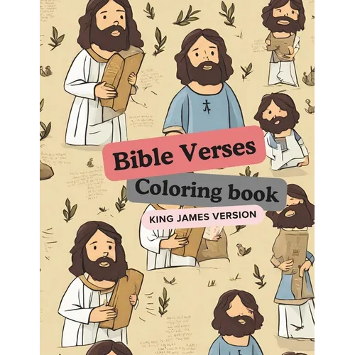 Bible Verse Coloring Book for Kids KJV: 26 Short & Inspirational King James Bible Verses and Christian Images with description for kids to Color - Paperback