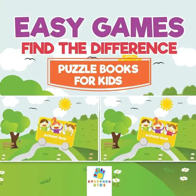 Easy Games Find the Difference Puzzle Books for Kids - Paperback
