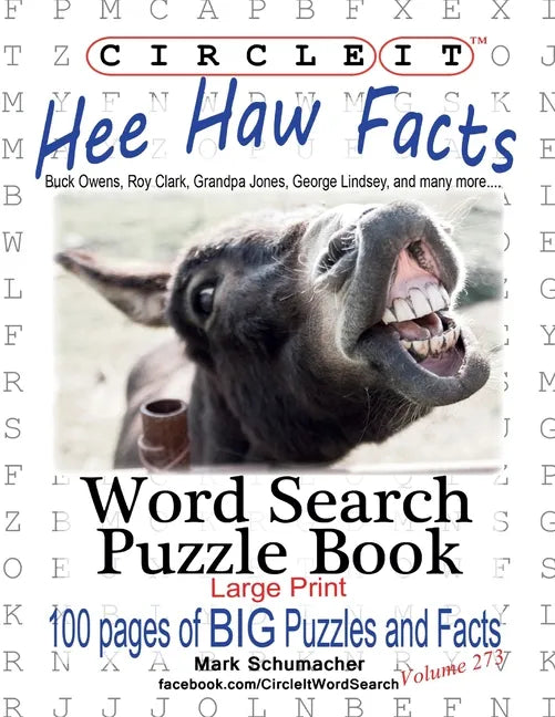 Circle It, Hee Haw Facts, Word Search, Puzzle Book - Paperback
