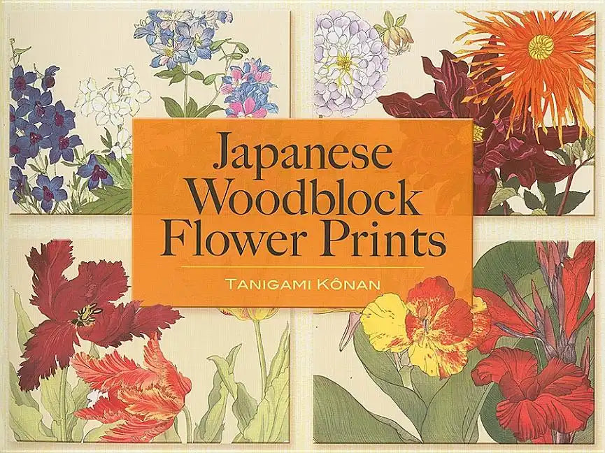 Japanese Woodblock Flower Prints - Paperback