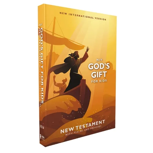 Niv, God's Gift for Kids New Testament with Psalms and Proverbs, Pocket-Sized, Paperback, Comfort Print - Paperback