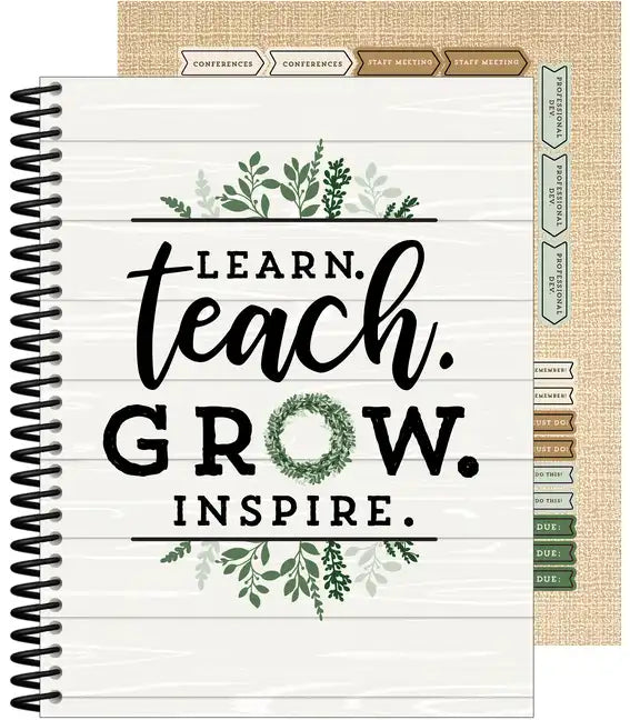 Farmhouse Teacher Planner - Spiral