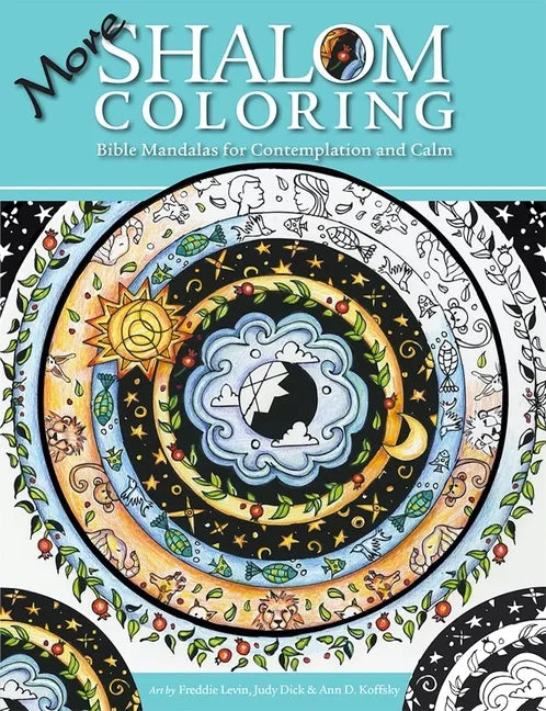 More Shalom Coloring: Bible Designs for Contemplation and Calm - Paperback