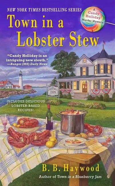 Town in a Lobster Stew: A Candy Holliday Murder Mystery - Paperback