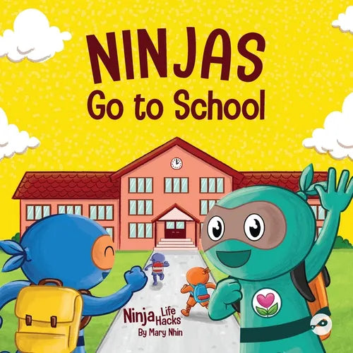 Ninjas Go to School: A Rhyming Children's Book About School - Paperback