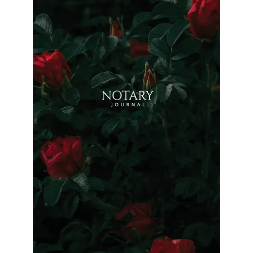 Notary Journal: Hardbound Public Record Book for Women, Logbook for Notarial Acts, 390 Entries, 8.5