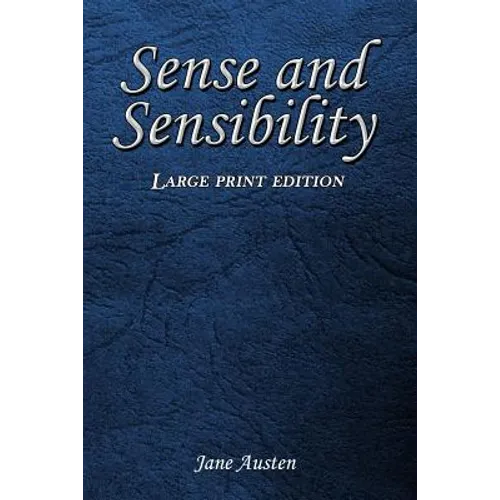 Sense and Sensibility: Large Print Edition - Paperback