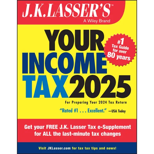 J.K. Lasser's Your Income Tax 2025: For Preparing Your 2024 Tax Return - Paperback