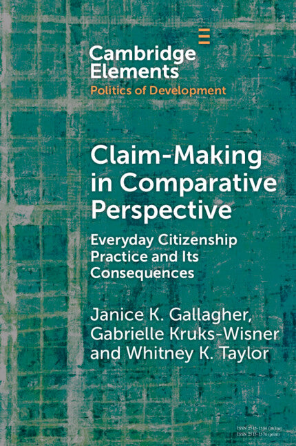 Claim-Making in Comparative Perspective - Paperback