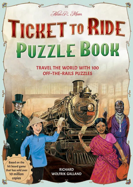 Ticket to Ride Puzzle Book: Travel the World with 100 Off-The-Rails Puzzles - Paperback