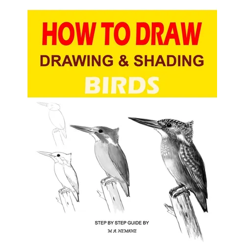 Drawing and shading Birds: How to draw - Paperback