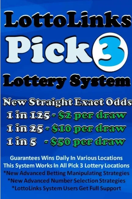 LottoLinks Pick 3 Lottery System - Paperback