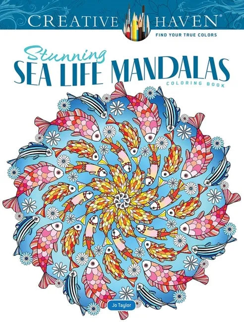 Creative Haven Stunning Sea Life Mandalas Coloring Book - Paperback