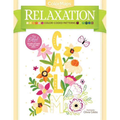 Colormaps Relaxation: Color-Coded Patterns Adult Coloring Book - Paperback