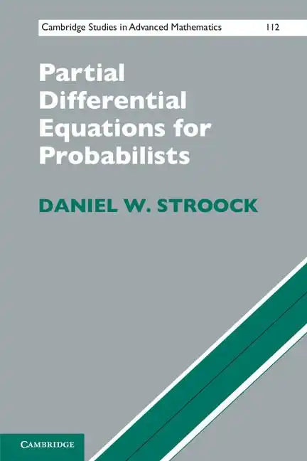 Partial Differential Equations for Probabilists - Paperback