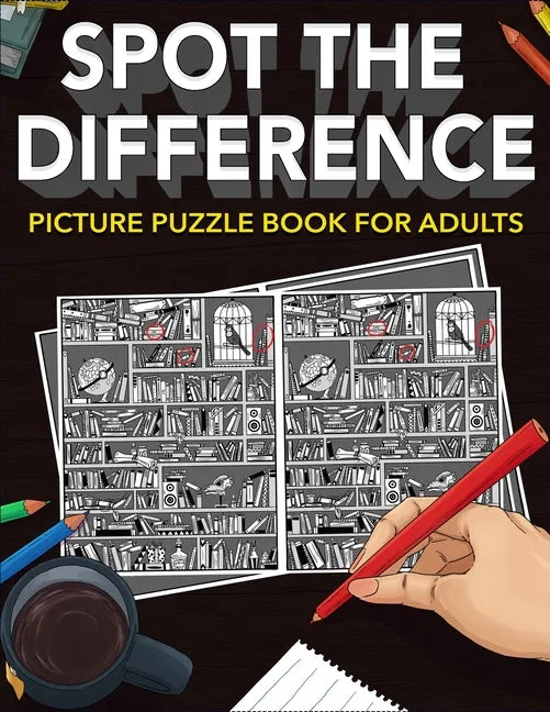 Spot the Difference: Picture Puzzle Book for Adults - Paperback