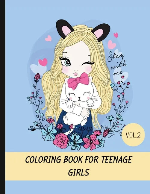 Coloring book for teenage girls - Paperback