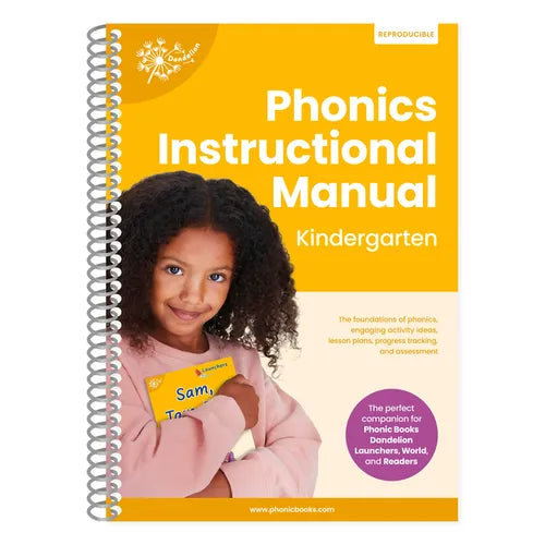 Phonic Books Dandelion Instructional Manual Kindergarten: The Foundations of Phonics, Engaging Activity Ideas, Lesson Plans, Progress Tracking and Ass - Paperback