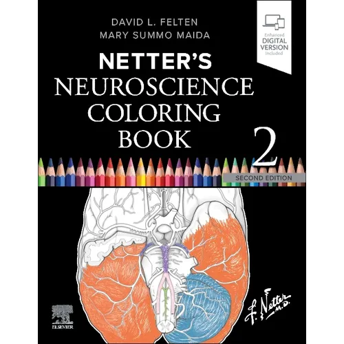 Netter's Neuroscience Coloring Book - Paperback